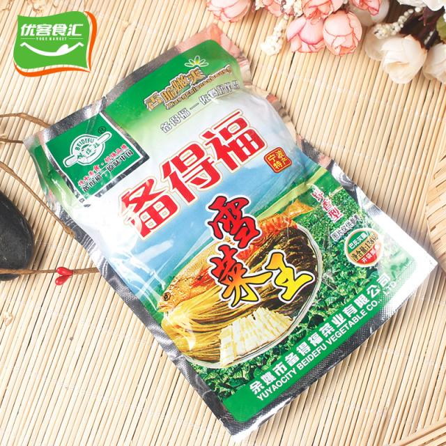 备得福 雪菜王g 即食酱菜 咸菜 下饭菜 浙江宁波土
